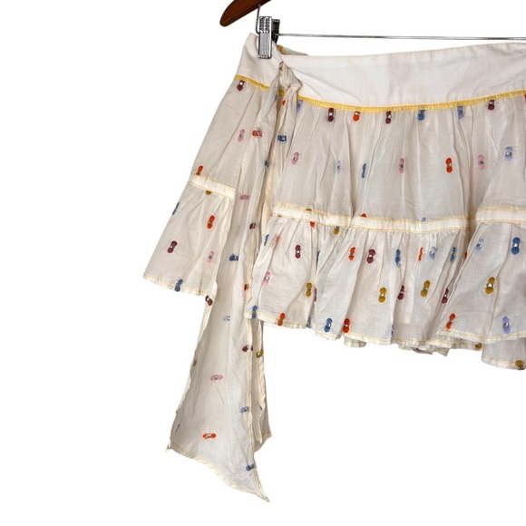 Free People Tie A Bow Top- Strapless Cropped Top- Small - Picture 8 of 12